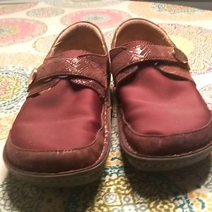 These are Alegria's with a velcro closure.